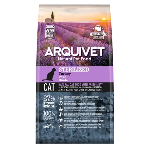 Arquivet Pienso para Gatos Esterilizados de Pavo